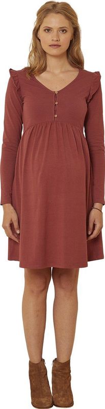 Vertbaudet - Korte Gebreide Jurk - Zwart - Geschikt voor Zwangerschap en Borstvoeding