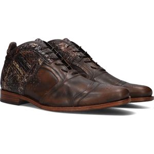 Rehab - Kurt II Wood 4000 - Nette Veterschoenen - Bruin