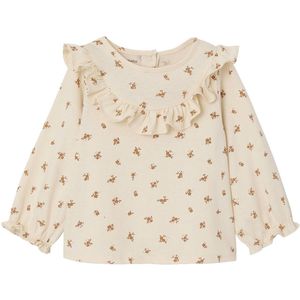 Vertbaudet - T-shirt - Blousevorm - Voor Baby's - Lange Mouwen - Katoen