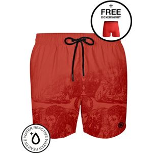 Zwembroek Muchachomalo Boys Bobmalo Red-Maat 176