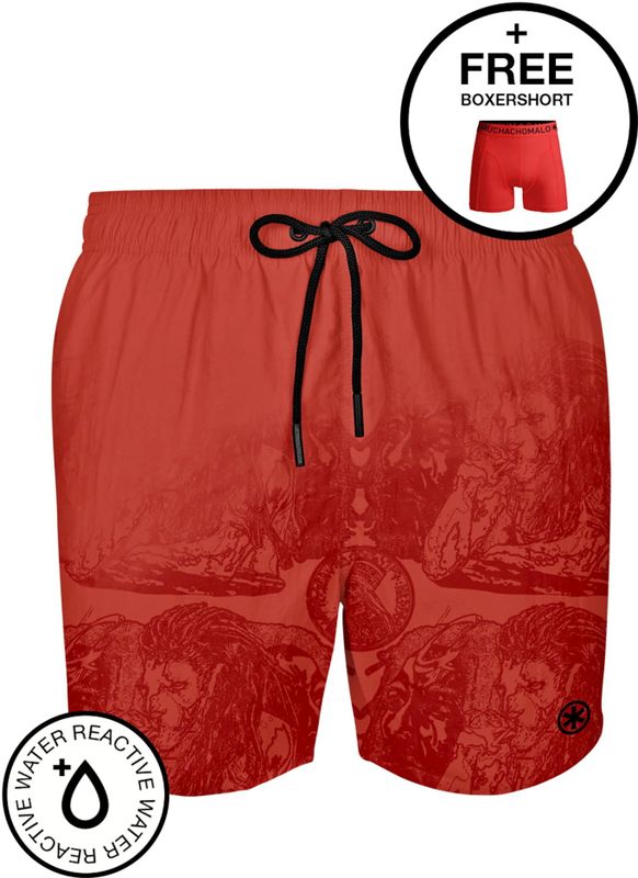 Zwembroek Muchachomalo Boys Bobmalo Red-Maat 176