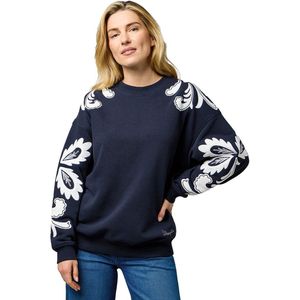 Wrangler - Applique Loose Fit - Sweatshirt - Blauw