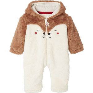 Vertbaudet Onesie 'Kerstrendier' voor baby's met pluche-effect