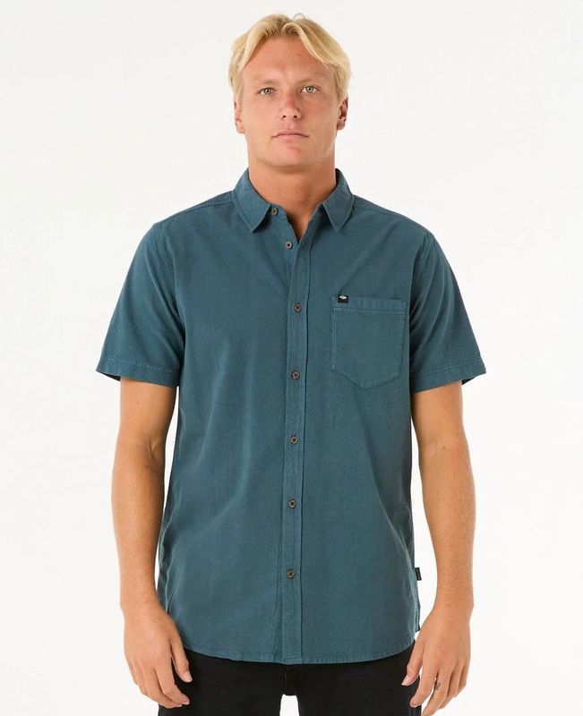 Classic Surf - Overhemd - Katoen - Korte Mouwen - Regular Fit - Geweven