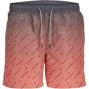 Jack & Jones Heren Zwemshort JPSTFIJI Colorflow Rood - Maat S