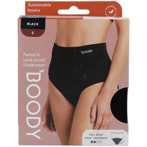 Boody - Menstruatieondergoed Tailleslip - Zwart - Licht/Normaal