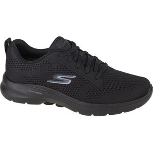 Skechers Go Walk 6 Avalo 216209-BBK, Mannen, Zwart, Sneakers