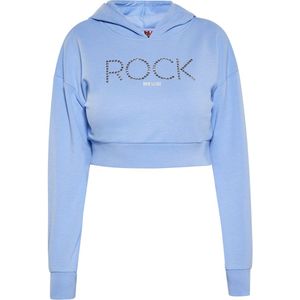 myMo - Cropped Hoodie - Met Lange Mouwen - Rock Graphic