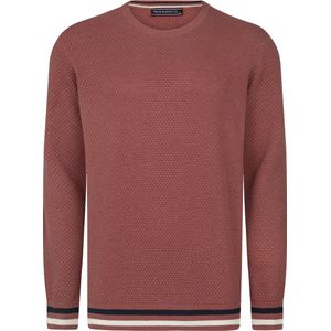 Felix Hardy Trui  donkerroze / zwart / wit