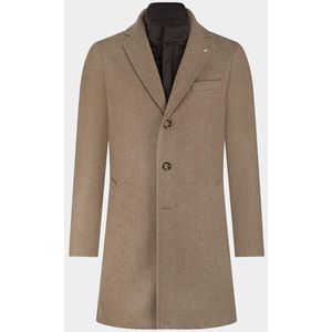 Bos Wollen Jas Beige Igor Wool Coat 25301IG43BO/820 sand