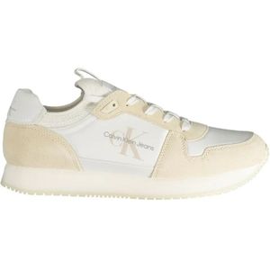 Calvin Klein - Sneakers - Wit - Polyester - Heren