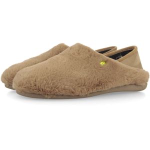 Hot Potatoes 92260 - Pantoffels Dames - Dichte sloffen met antislip zool - Beige