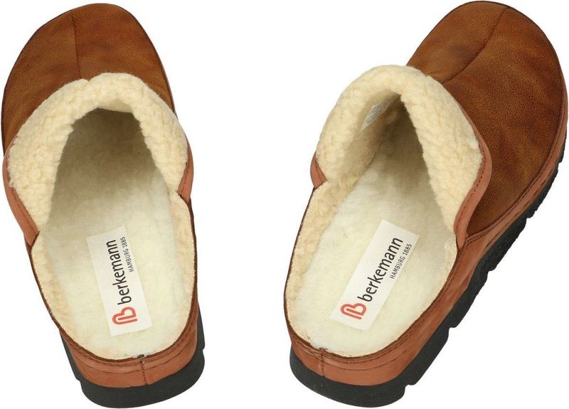 Berkemann - Remonda - Pantoffels - Cognac - Lamswol Voering