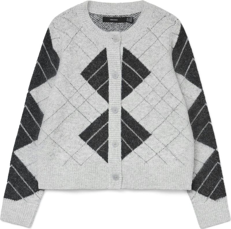 Vmdae - Gebreid Vest - O-hals - Lange Mouwen - Regular Fit