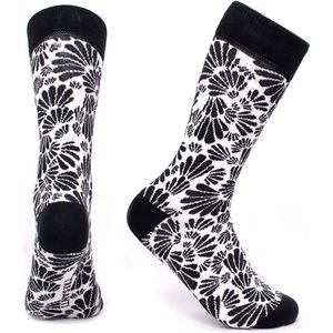 TRESANTI | CAPRIANO I Sokken met botanische lijnen | Navy | Size 39/42