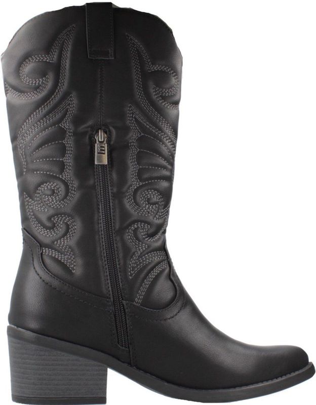 MTNG - Tanubis - Cowboylaarzen - Zwart - Ritssluiting - Casual