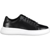 Kaylee - Leather Platform Sneakers - Zwart - Sportschoenen