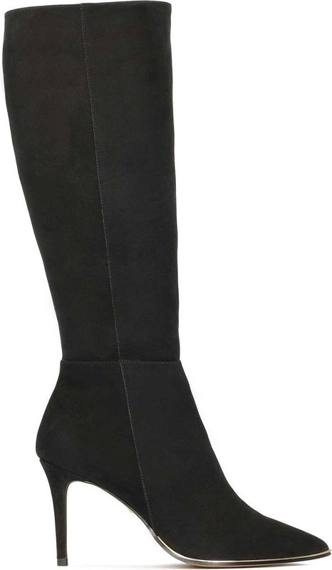 Kazar - Knielaarzen - Zwart - Leer