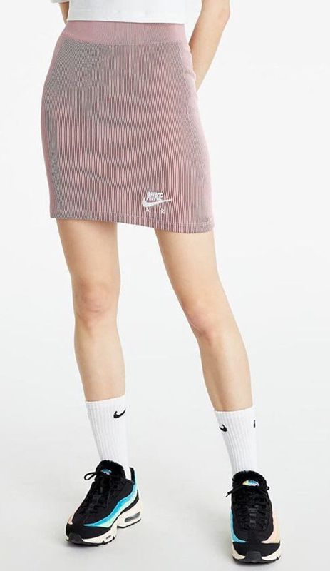 Nike - Air Rok - Damesrok - Rood-Wit