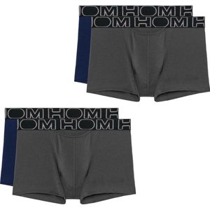 HOM - Boxerlines HO1 - Boxershorts - 4er-Set - Gekämmde Stretch-Baumwolle