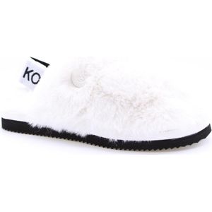 Michael Kors - Elsie Slipper - Slippers - Wit - Bontvacht