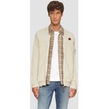 Gebreid Vest - Effen - Katoen - Opstaande Kraag - Lange Mouw