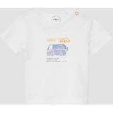 s.Oliver - T-Shirt - Katoen - Met Knoopjes - Korte Mouwen