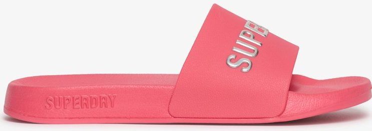 Superdry - Code - Badslippers - Zwart - 100% Polyurethaan - 100% EVA