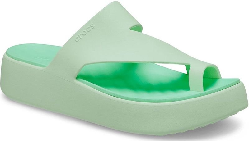 Crocs - Getaway Platform Toe Loop - Sandalen - Jade Tint - Vrije Feel Technologie