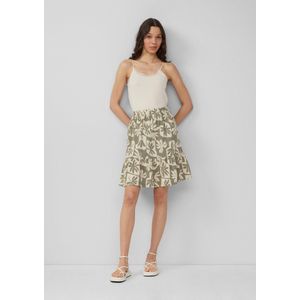 Rok - Mosselrok - Strokenrok - Hoge Taille - All-over Print