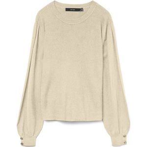 Vero Moda - Vmhollykaris Ls O-neck Pullover - Birch - Dames