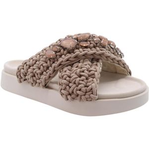 Inuikii - Woven Stones - Sandalen - Taupe - Geweven Materialen