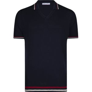 Felix Hardy - Polo Shirt - Navy - Korte Mouwen - 100% Katoen