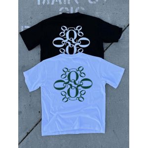 Quotrell - T-Shirt - Wit - 100% Katoen - Oversized Pasvorm