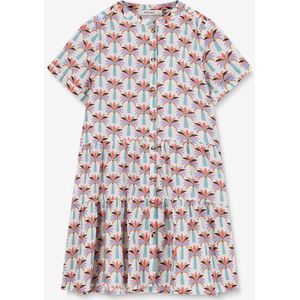 Sissy-Boy - A-lijn Jurk - Wit - Palmboomprint