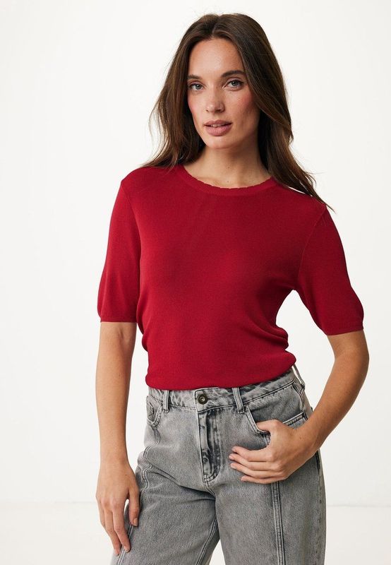 MEXX Trui 'Gerbera'  rood
