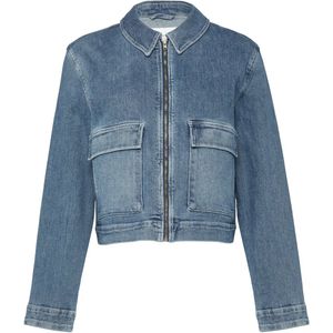 comma casual identity Tussenjas  blauw denim