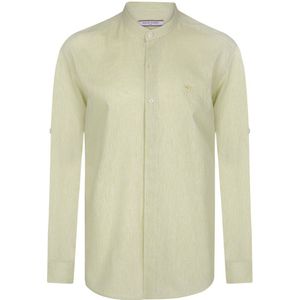 Felix Hardy - Linnen Katoen Blend Shirt - Lichtgroen - Overhemd Heren