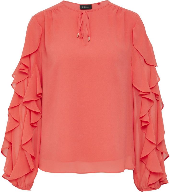 s.Oliver BLACK LABEL - Blouse - Luchtig - Tuniekhals