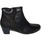 Footnotes - Enkellaarzen - Zwart - Zacht Materiaal