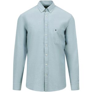 Fynch Hatton - 1414-6050 - Lange Mouw Shirt - Effen - Casual Heren Overhemd