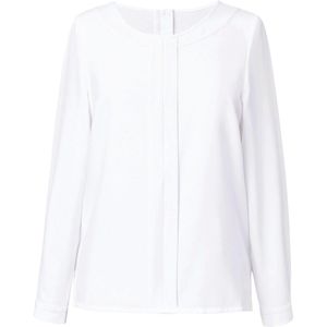 Brook Taverner - Riola Crepe de Chine - Blouse - Wit