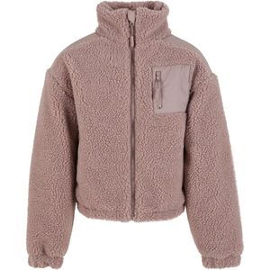 Urban Classics - Fleece Jas - Oudroze - Normale Pasvorm