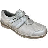 Stuppy - 3972 Klittenbandschoenen - Grijs/Zilver Metallic - Kunstleer