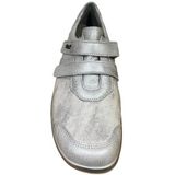 Stuppy - 3972 Klittenbandschoenen - Grijs/Zilver Metallic - Kunstleer