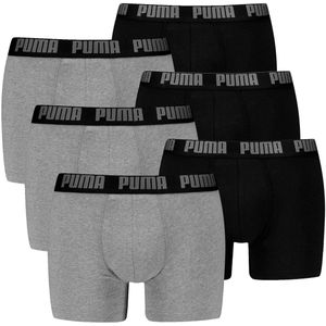PUMA Boxershorts  grijs / zwart