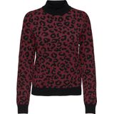 Only - Luipaardpatroon - Gebreide Trui - Veelkleurig - Dames