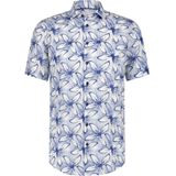 Blue Industry Cotton linnen overhemd korte mouw |