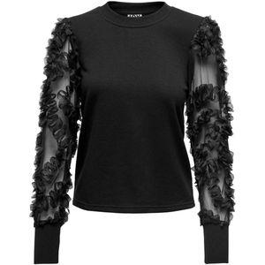 Jacqueline de Yong - Jdyfairview Life Sweat - Zwart - Trui - Dames