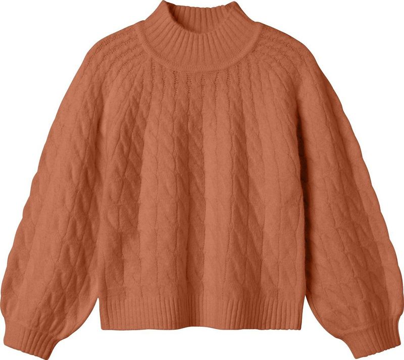 Gebreide Trui - Lange Mouwen - Hoge Hals - Regular Fit